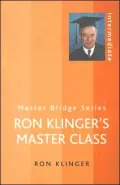 Ron Klinger's Master Class