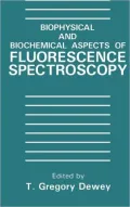 Biophysical and Biochemical Aspects of Fluorescence Spectroscopy
