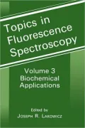 Topics in Fluorescence Spectroscopy, Vol. 3