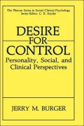 Desire for Control