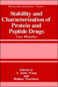 Stability And Characterization Of Protein And Peptide Drugs