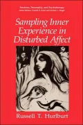 Sampling Inner Experience In Disturbed Affect