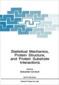 Statistical Mechanics, Protein Structure and Protein Substrate Interactions