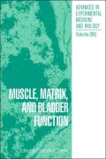 Muscle, Matrix and Bladder Function, Vol. 385