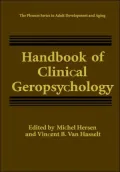 Handbook Of Clinical Geropsychology
