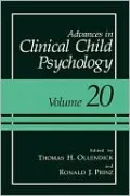 Advances in Clinical Child Psychology, Vol. 20