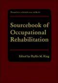 Sourcebook of Occupational Rehabilitation