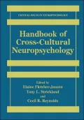 Handbook of Cross-Cultural Neuropsychology