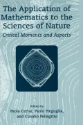 The Application of Mathematics to the Sciences of Nature