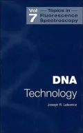 Topics in Fluorescence Spectroscopy (Topics in Fluorescence Spectroscopy Series): DNA Technology, Vol. 7
