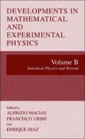 Developments in Mathematical and Experimental Physics