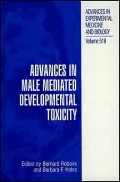 Advances In Male Mediated Developmental Toxicity
