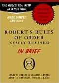 Robert's Rules of Order in Brief