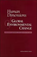 Human Dimensions of Global Environmental Change : Research Pathways for the Next Decade