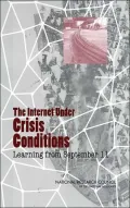 Internet Under Crisis Conditions: Learning from September 11