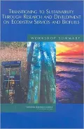 Transitioning to Sustainability Through Research and Development on Ecosystem Services and Biofuels: Workshop Summary