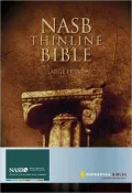 NASB Thinline Bible, Large Print: New American Standard Bible