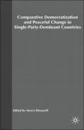 Comparative Democratization And Peaceful Change In Single-Party-Dominant Countri