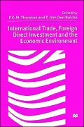 International Trade Foreign Direct Investment, And The Economic Environment