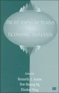 Increasing Returns And Economic Analysis