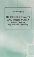 Efficiency, Equality And Public Policy