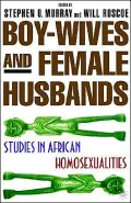 Boy-Wives and Female Husbands