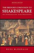 Bedford Companion to Shakespeare: An Introduction with Documents