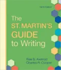 The St. Martin's Guide to Writing