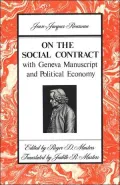 On the Social Contract: with Geneva Manuscript and Political Economy