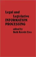Legal and Legislative Information Processing