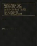 Sources of African and Middle-Eastern Economic Information: Vol. 2