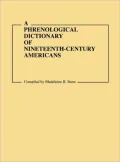 A Phrenological Dictionary of Nineteenth-Century Americans
