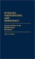 Workers, Participation, and Democracy: Internal Politics in the British Union Movement, Vol. 136