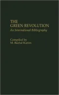 The Green Revolution: An International Bibliography