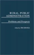 Rural Public Administration : Problems and Prospects