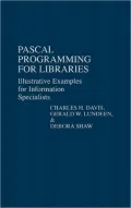 Pascal Programming for Libraries