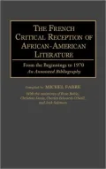 The French critical reception of African-American literature