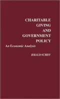 Charitable Giving and Government Policy