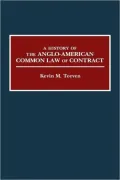 History Of The Anglo-American Common Law Of Contract, Vol. 59
