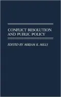 Conflict Resolution And Public Policy