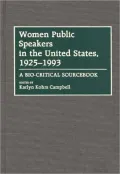 Women Public Speakers In The United States, 1925-1993