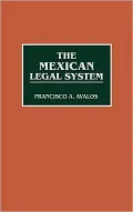 The Mexican Legal System, Vol. 1