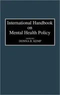 International Handbook on Mental Health Policy