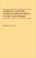 Germany and the Union of South Africa in the Nazi Period