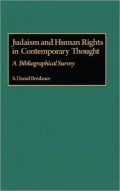 Judaism and Human Rights in Contemporary Thought: A Bibliographical Survey, Vol. 25