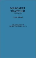 Margaret Thatcher: A Bibliography