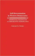 Self-Determination In Western Democracies, Vol. 302