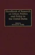 Handbook of Research on Urban Politics and Policy in the United States