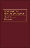 Dictionary Of Medical Sociology