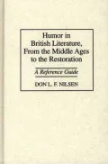 Humor in British literature, from the Middle Ages to the Restoration